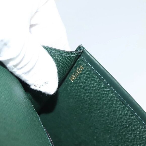 LOUIS VUITTON Taiga Leather Volga Briefcase Epicea LV Auth - Picture 14 of 16